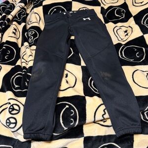Under Armour Kids black baseball pants